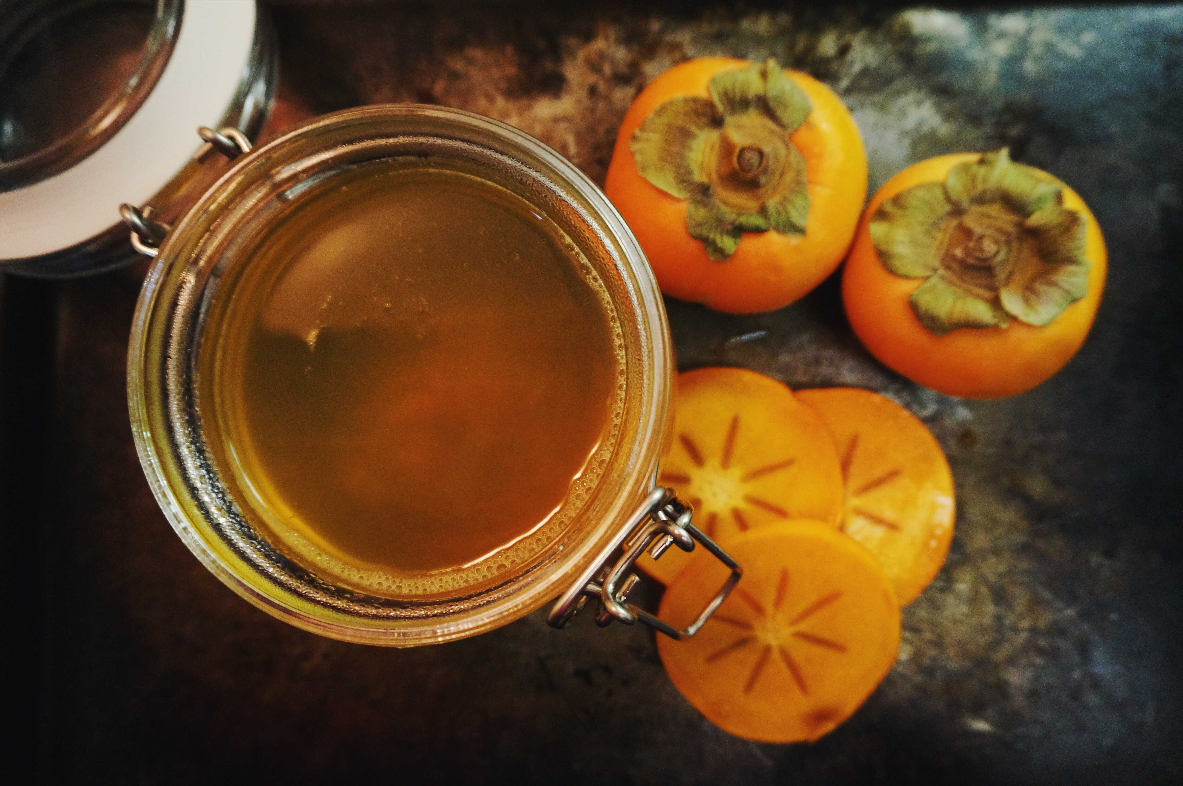 Persimmon Shrub for Cocktails & Homemade Soda