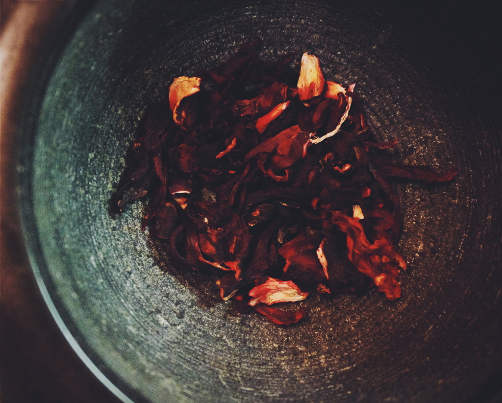 Dried Hibiscus Petals - a beautiful ruby-red