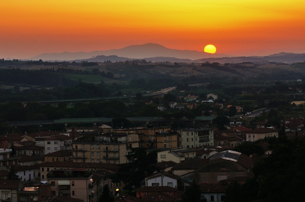 Sunset in Tuscany