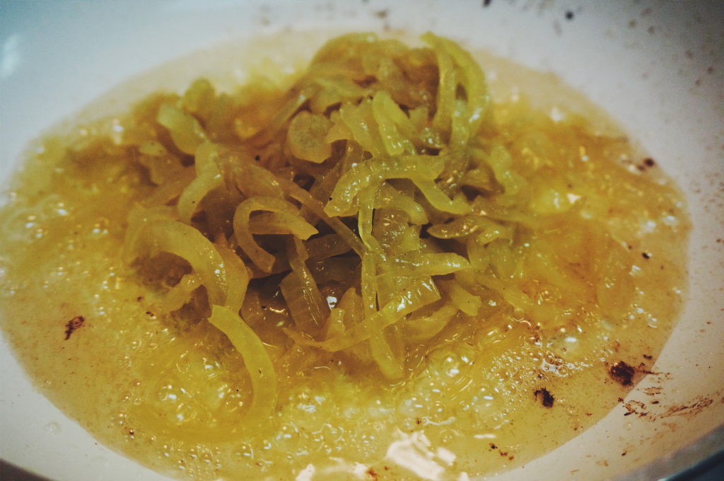 Already perfect Caramelized Onions just got perfect-er with rendered bacon fat