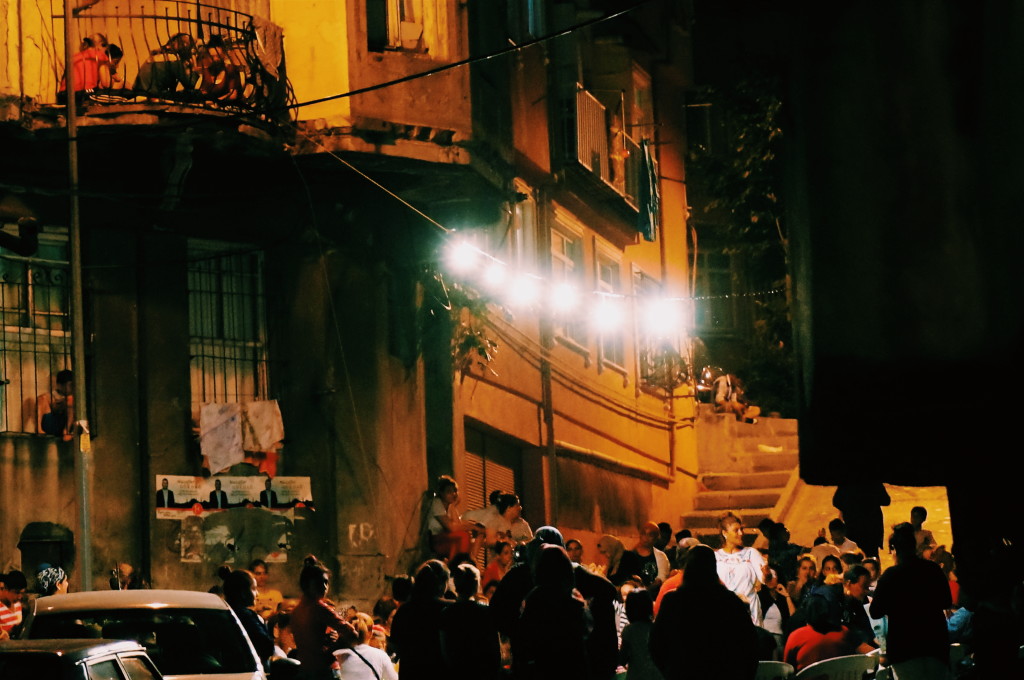 Our first night in Istanbul, we were welcomed with a street party