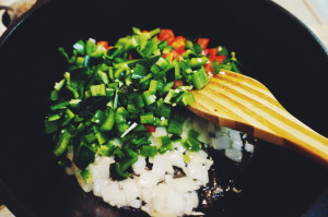 caramelizing the onions first adds deeper flavor