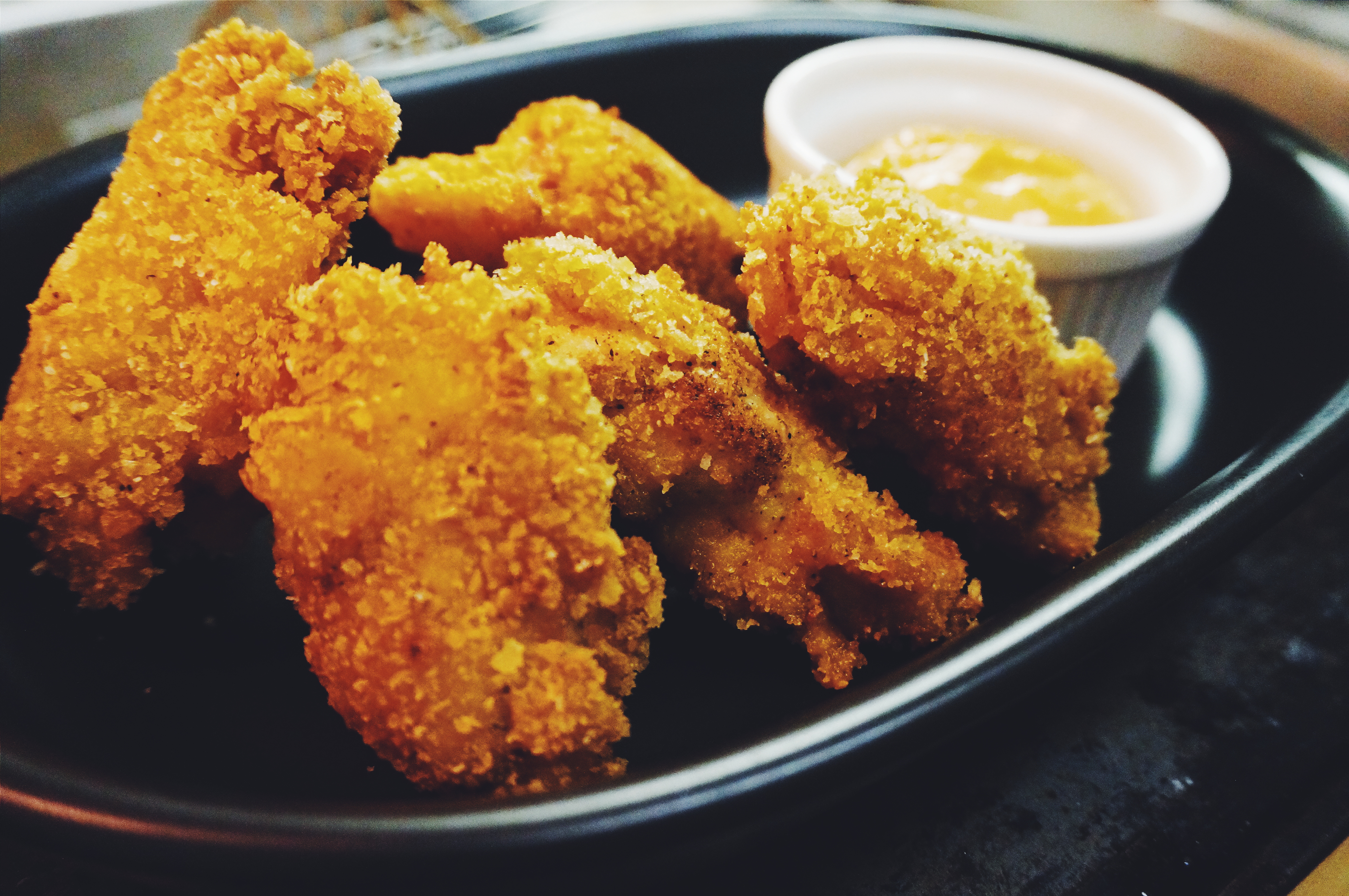 Pumpkin Fried Wings with Brava Dipping Sauce