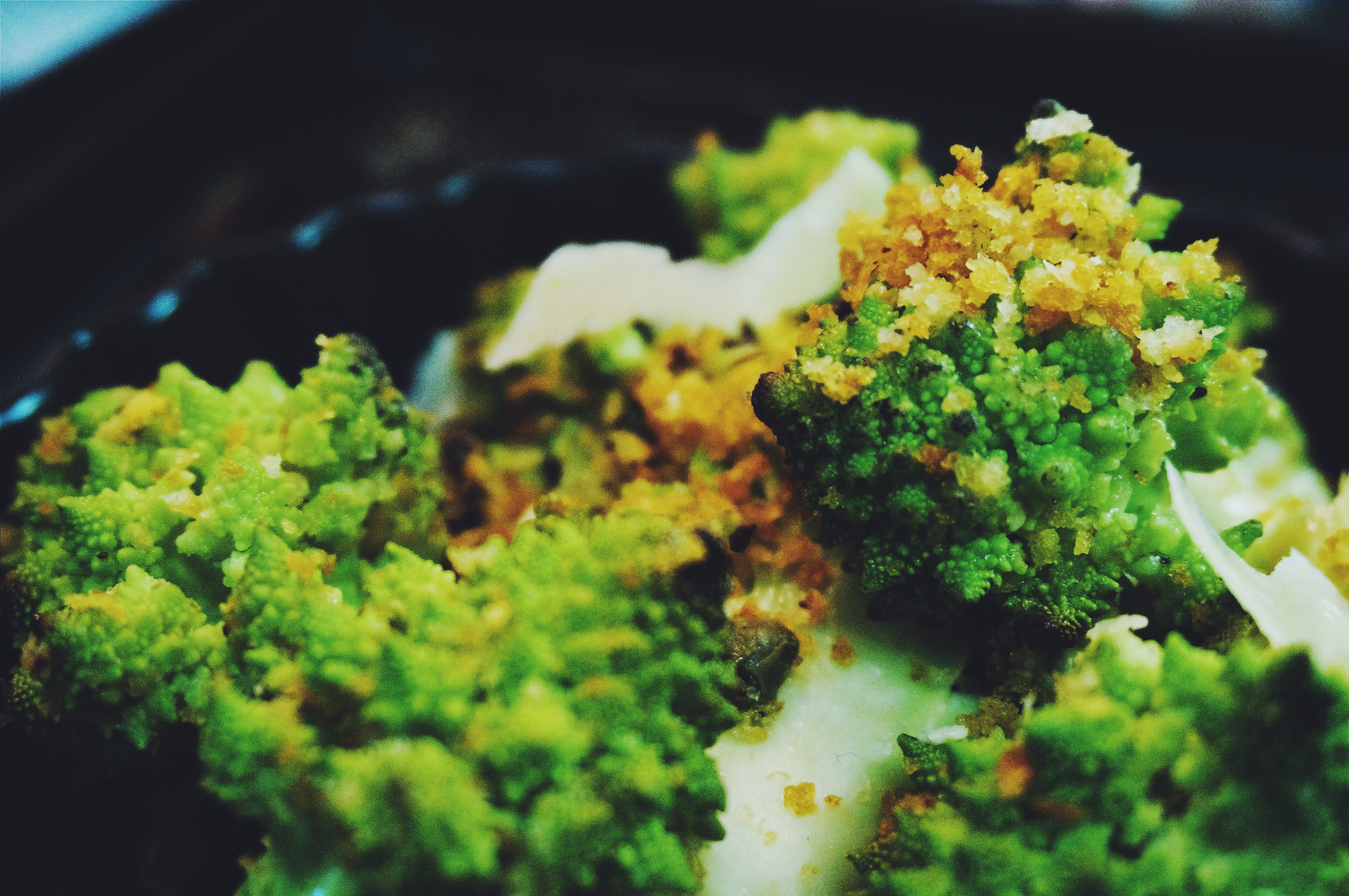 Warm Roasted Romanesco with Toasted Bread Crumb