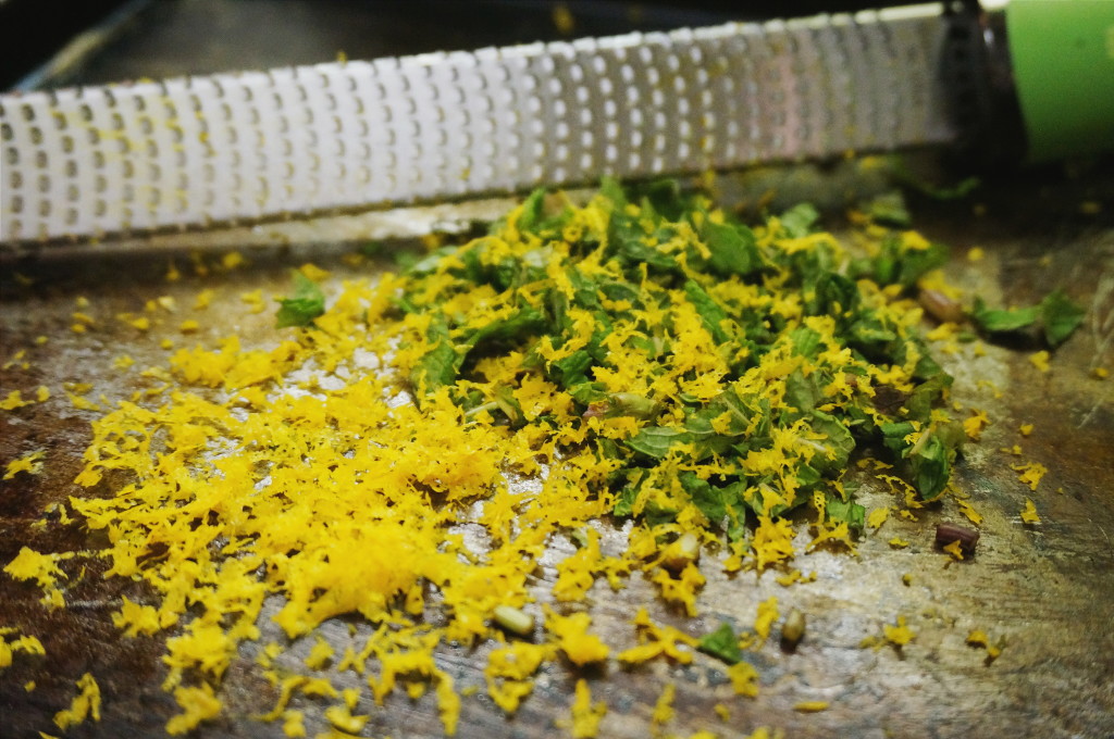 Orange zest and mint by suitcase foodist