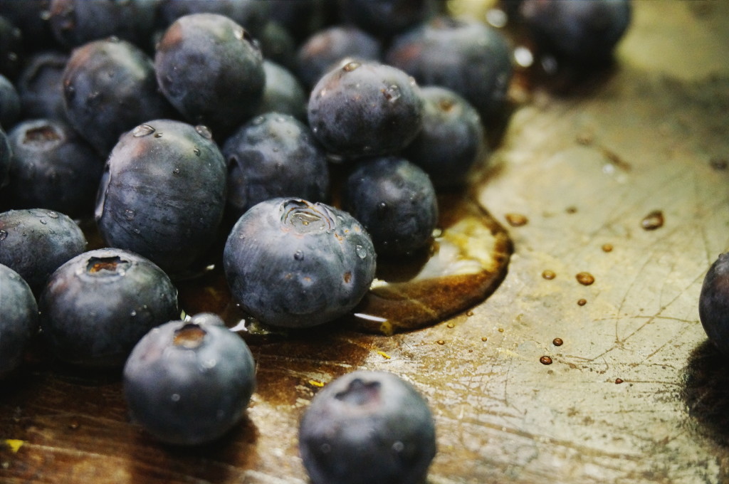 Blueberry-Mint Tart by Suitcase Foodist