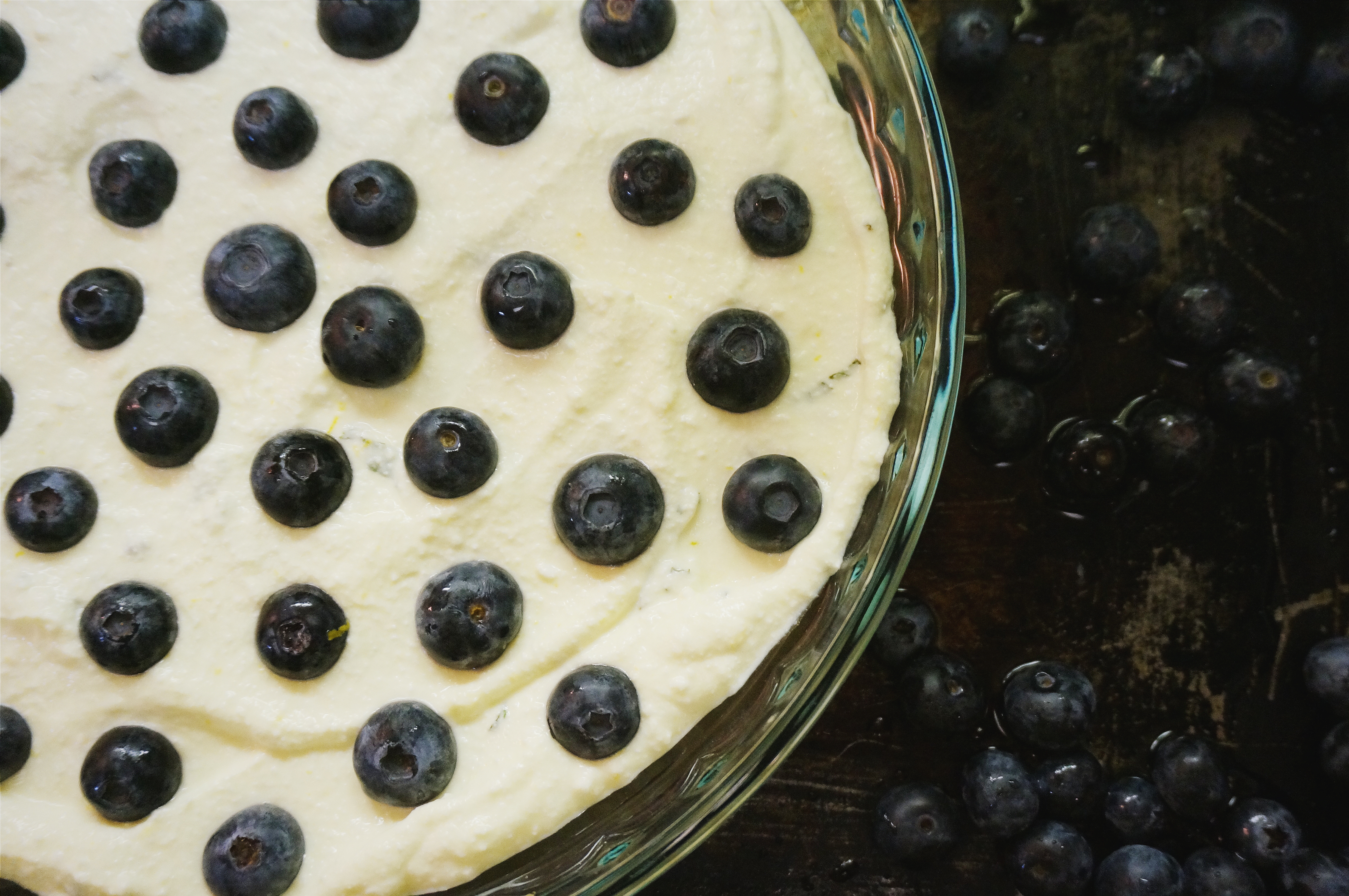 Citrus Blueberry-Mint Baked Ricotta