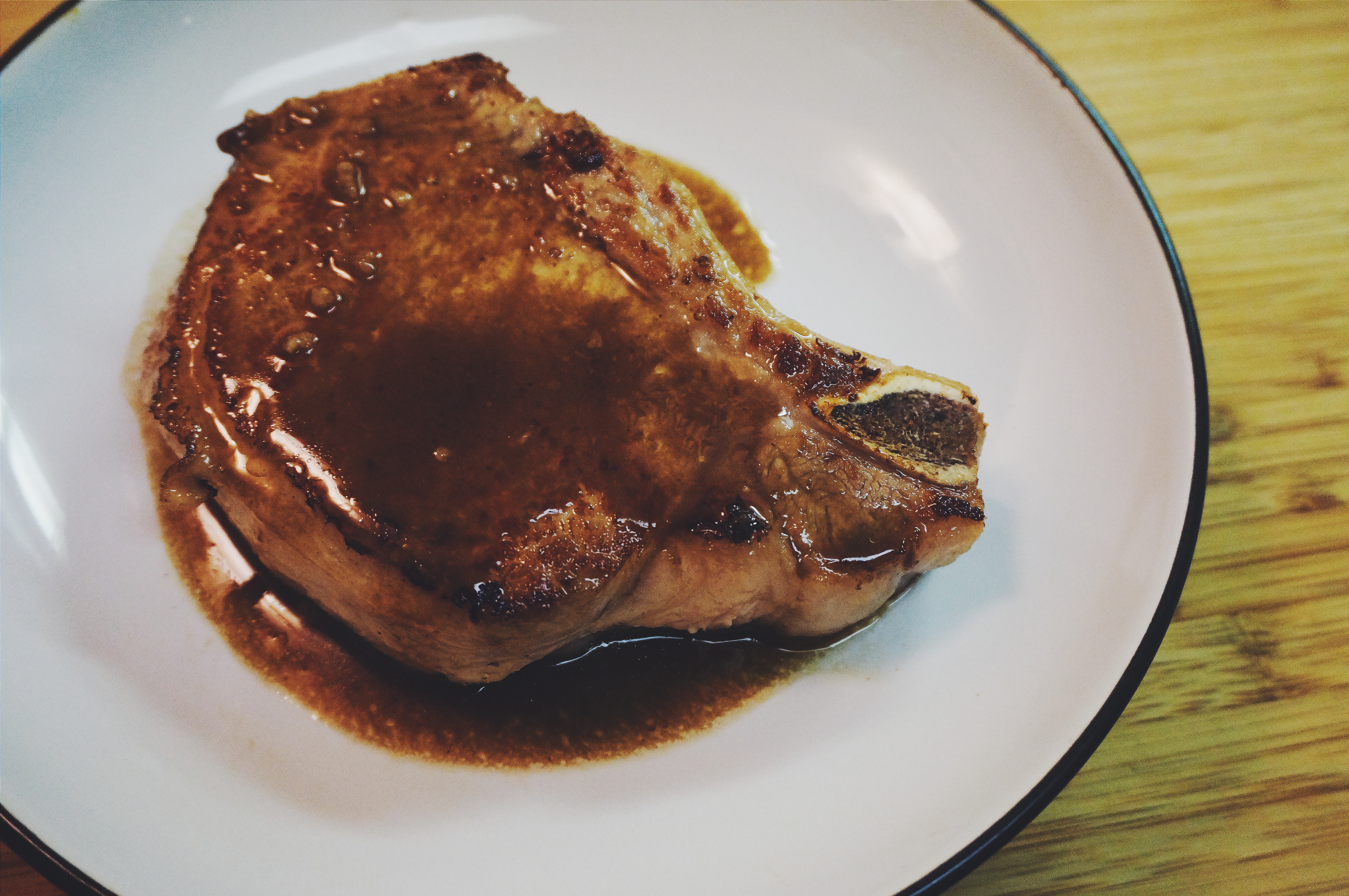 Maple Coffee Pork Chops