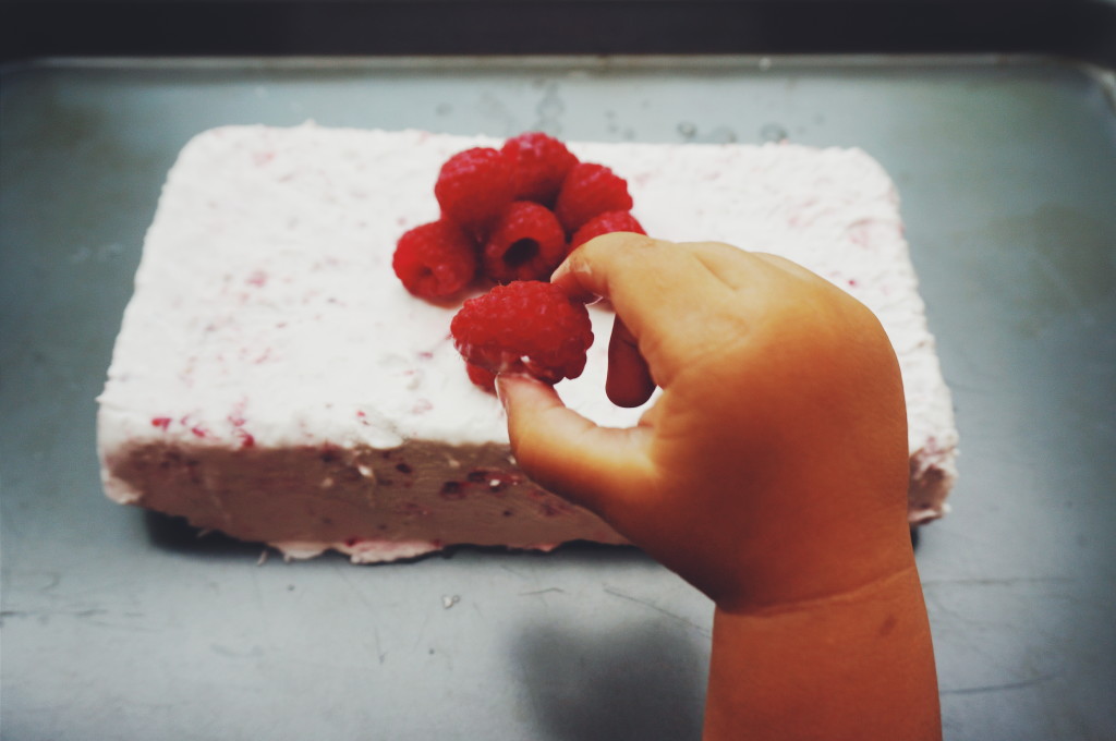 Raspberry Italian Semifreddo