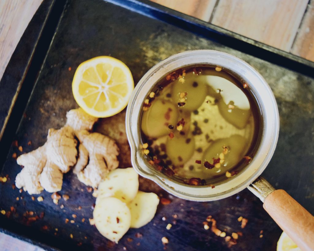 Spicy Lemon-Ginger Tonic Tea | Suitcase Foodist