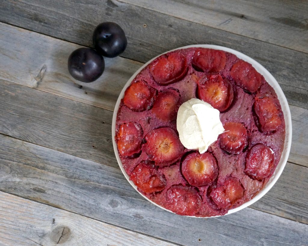 Italian Plum Upside-down Cake | Suitcase Foodist