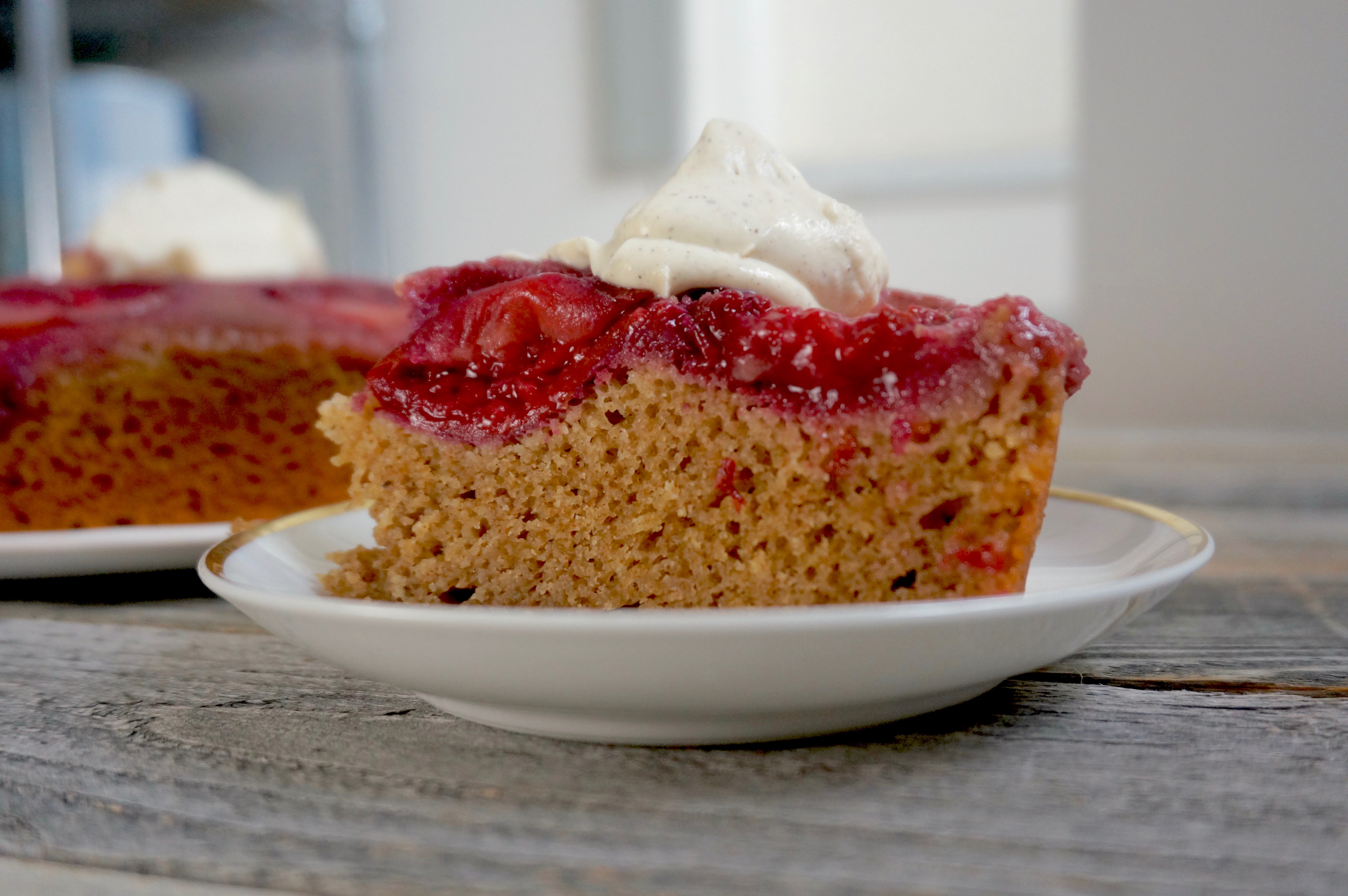 Italian Plum Upside-down Cake