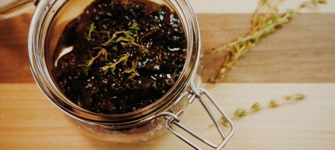 Duck Bacon Jam with Coffee & Thyme