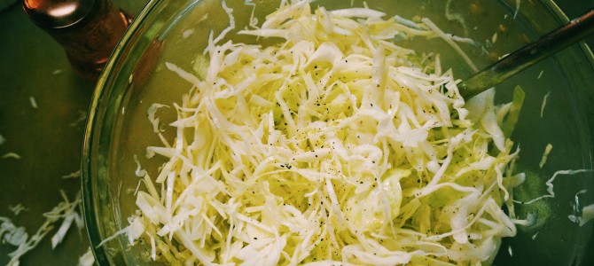 Garlic Coleslaw
