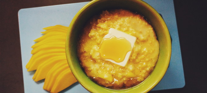 Coconut & Mango Millet Porridge