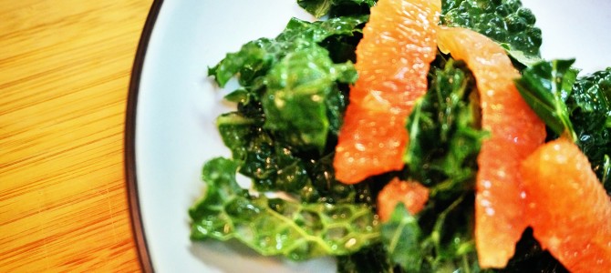 Kale and Grapefruit Salad