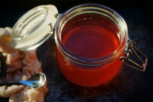 Rhubarb Vinegar by Suitcase Foodist