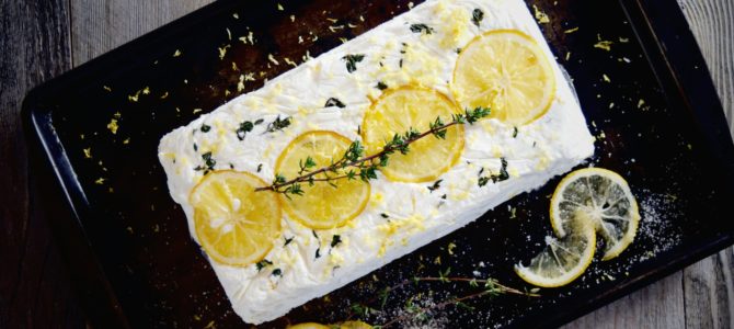 Meyer Lemon & Thyme Semifreddo